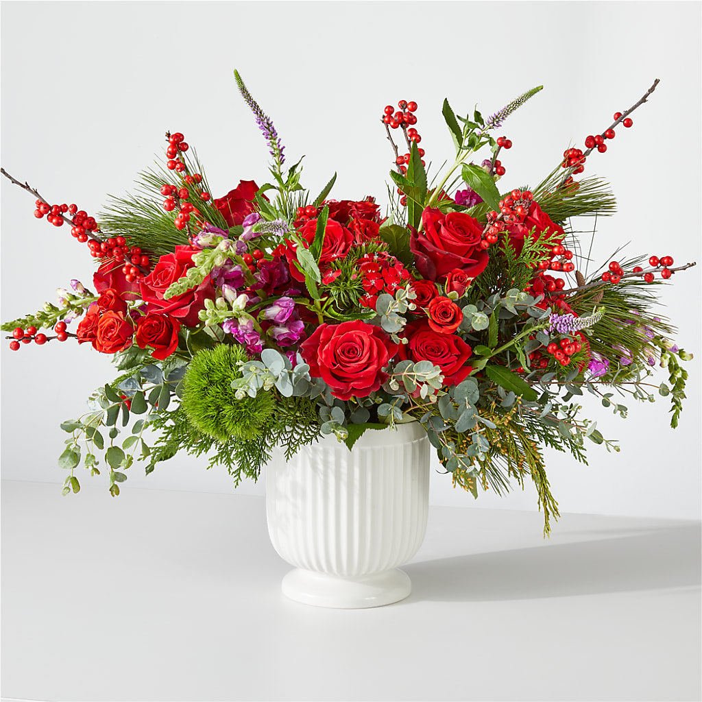 Big Red Bow Bouquet – Decor Flowers And Events, Katy TX