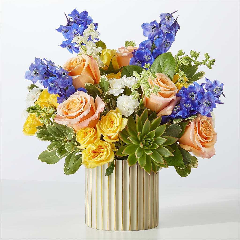 Cobalt Reverie Bouquet – Decor Flowers And Events, Katy TX