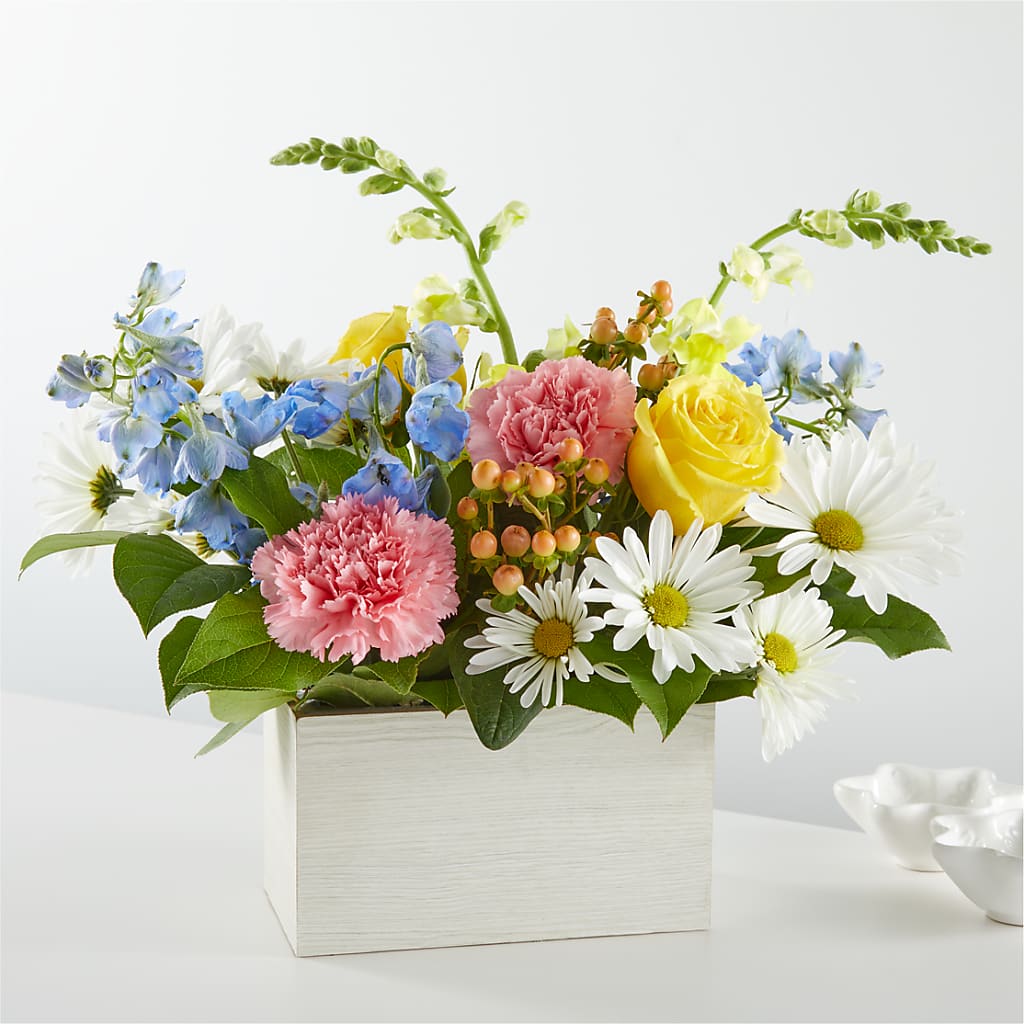 Sun Salutation Box Bouquet – Decor Flowers And Events, Katy TX