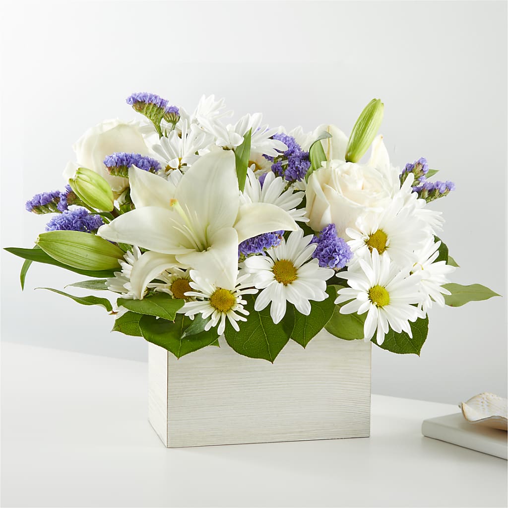 Beyond Blue Box Bouquet – Decor Flowers And Events, Katy TX