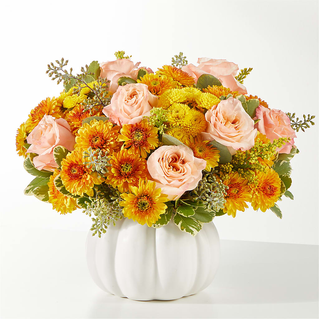 Peachy Pumpkin – Decor Flowers And Events, Katy TX