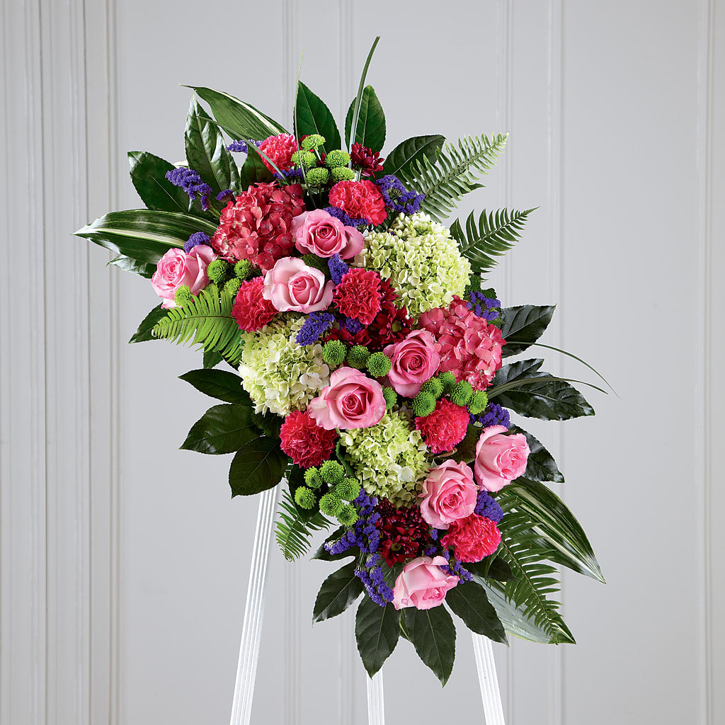 Refreshing Mix Standing Spray – Decor Flowers And Events, Katy TX