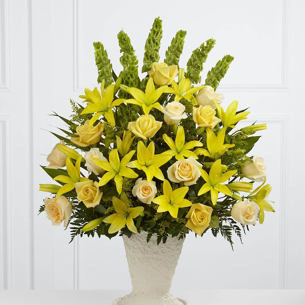 Golden Memories Arrangement – Decor Flowers And Events, Katy TX