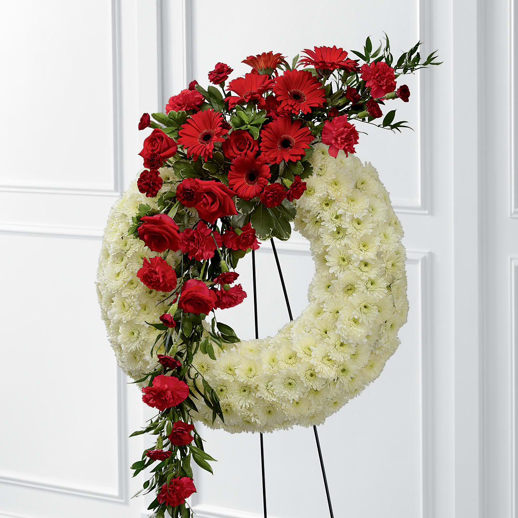 Graceful Tribute Wreath – Decor Flowers And Events, Katy TX