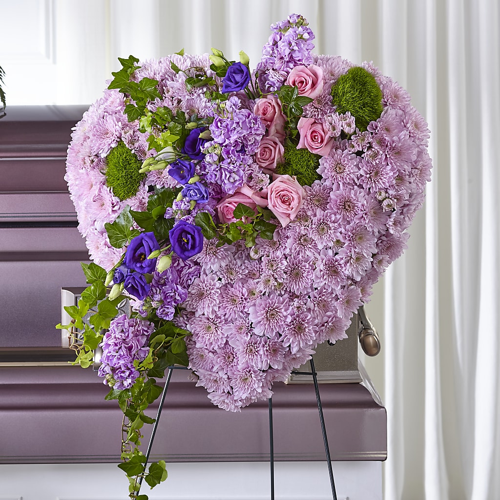Treasured Love Standing Heart – Decor Flowers And Events, Katy TX