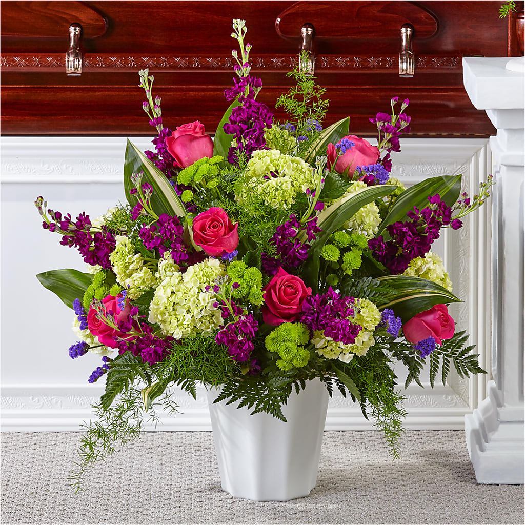 Beautiful Horizons Floor Basket – Decor Flowers And Events, Katy TX