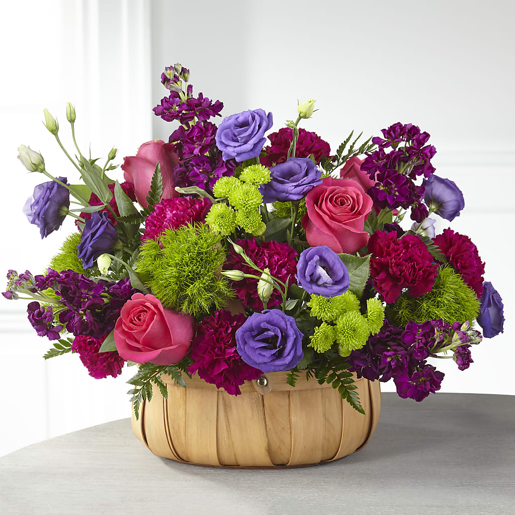Serene Sanctuary Basket – Decor Flowers And Events, Katy TX