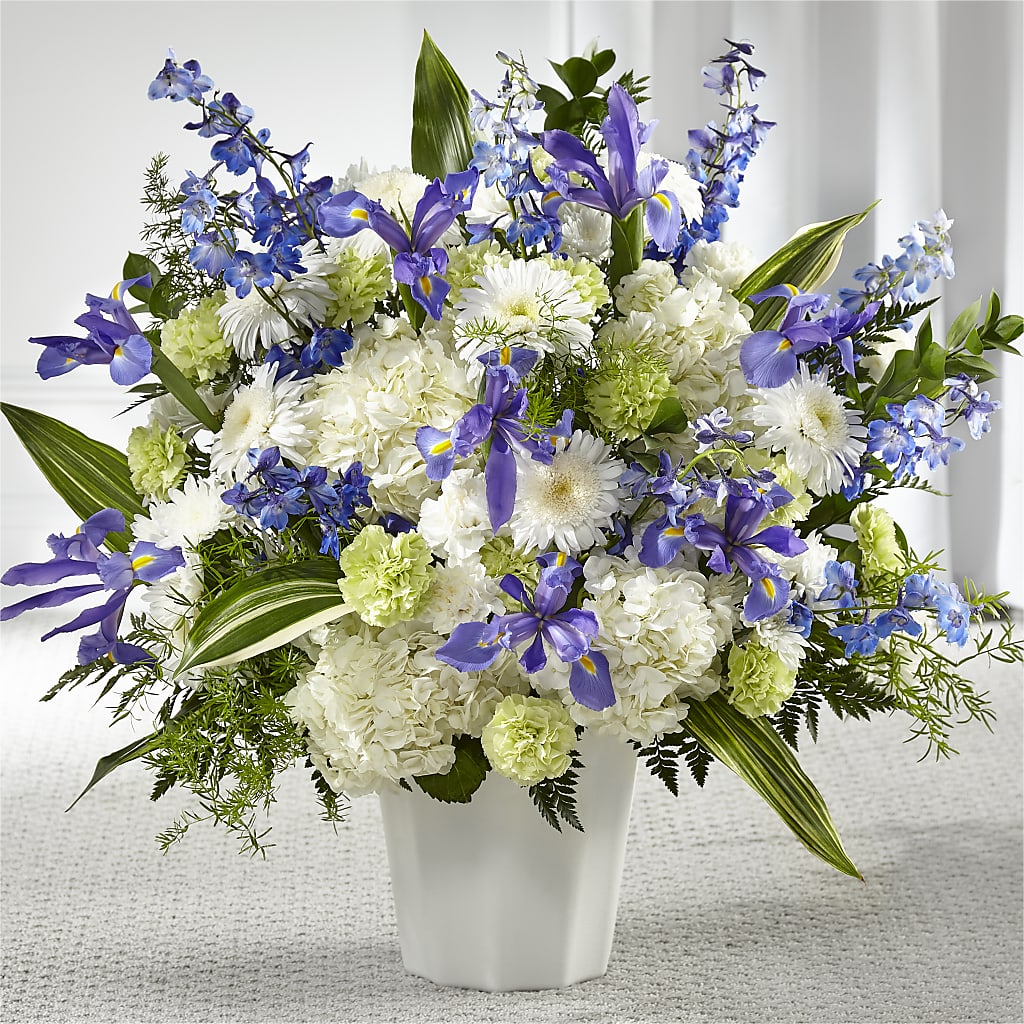 Soft Serenity Floor Basket – Decor Flowers And Events, Katy TX