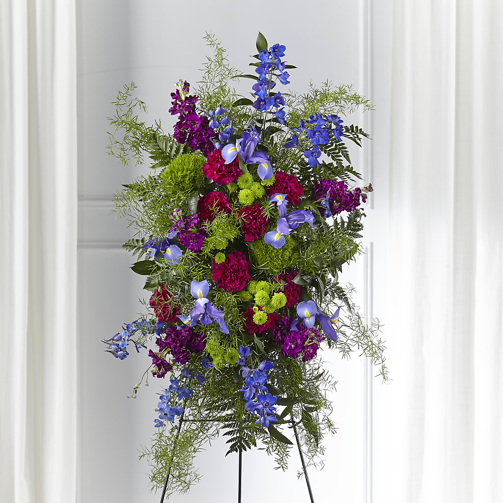 Heavenly Skies Standing Spray – Decor Flowers And Events, Katy TX