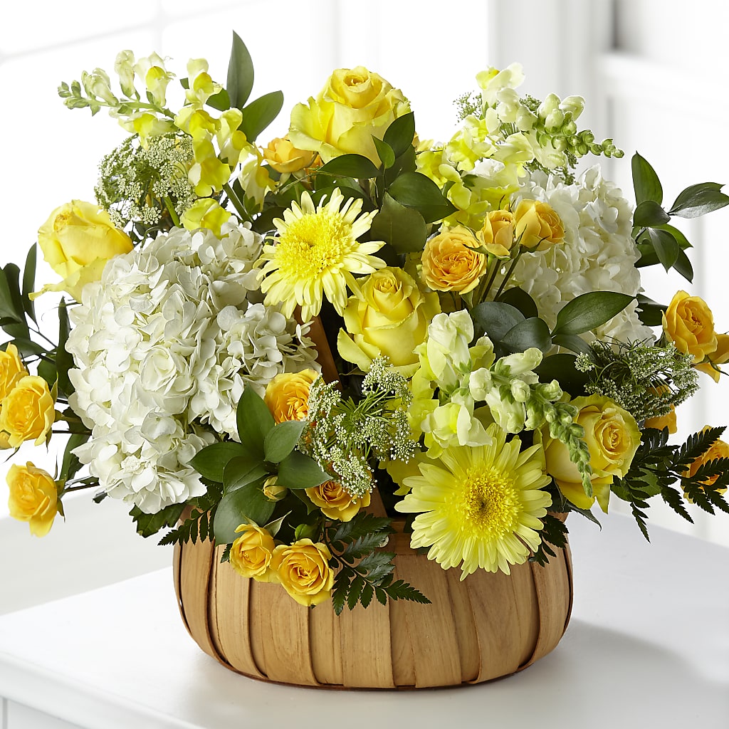 Rustic Remembrance Basket – Decor Flowers And Events, Katy TX