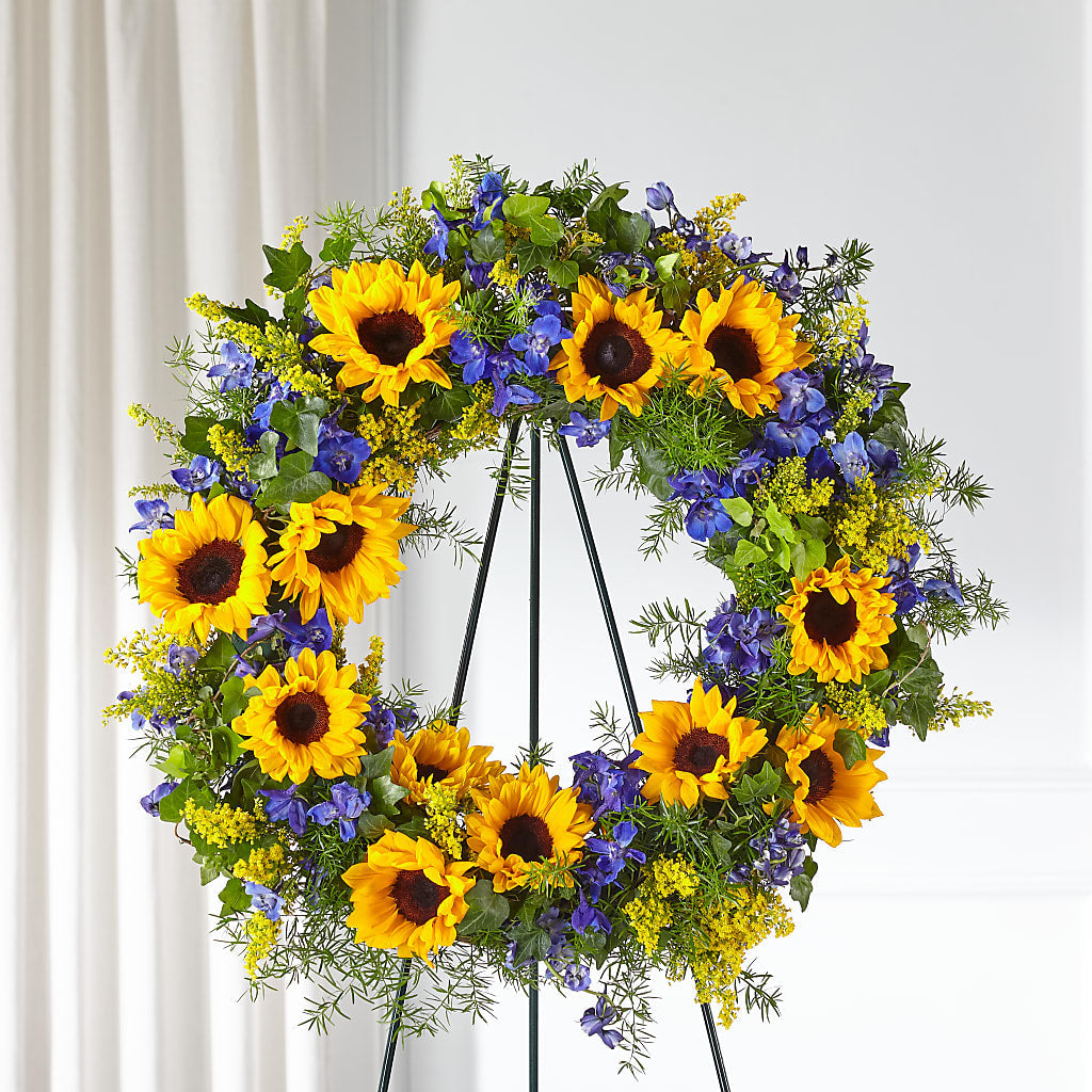 Bright Rays Wreath – Decor Flowers And Events, Katy TX