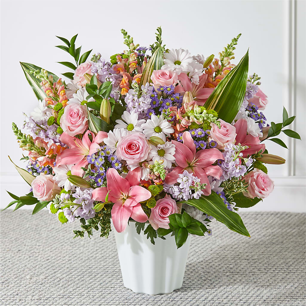 Abundant Compassion Floor Basket – Decor Flowers And Events, Katy TX