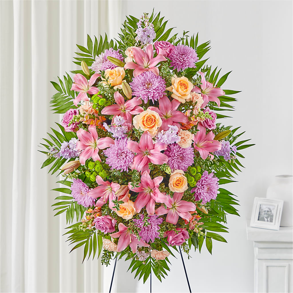 Love & Light Standing Spray – Decor Flowers And Events, Katy TX