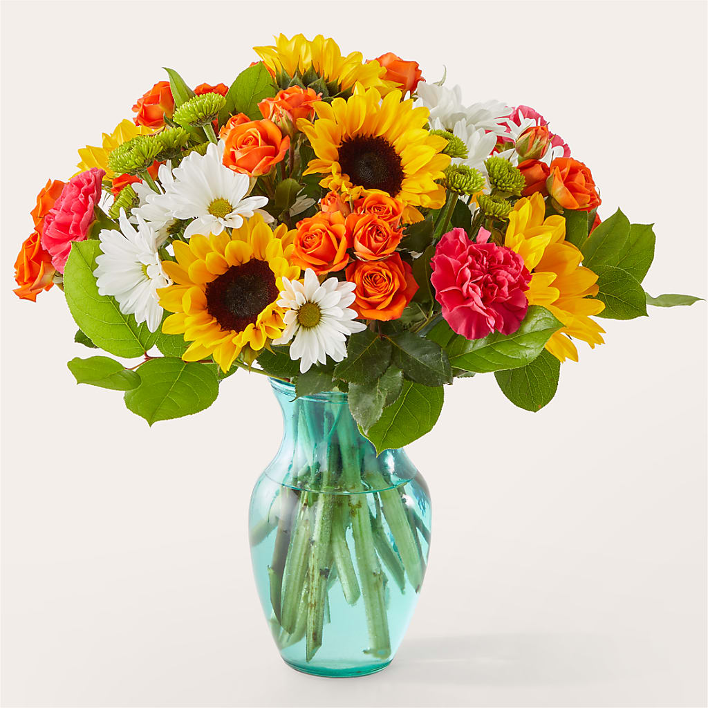 Sun-drenched Blooms Bouquet – Decor Flowers And Events, Katy TX