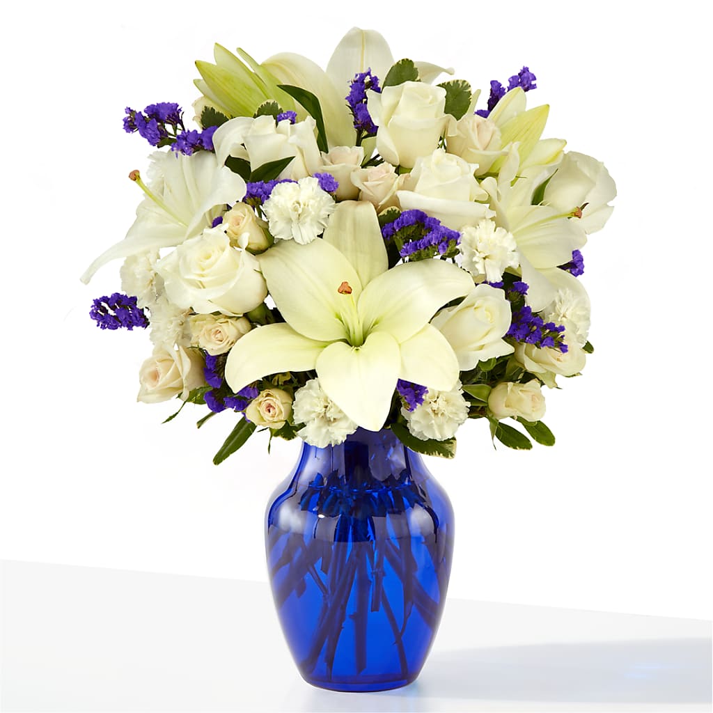 Sapphire Rush Bouquet – Decor Flowers And Events, Katy TX