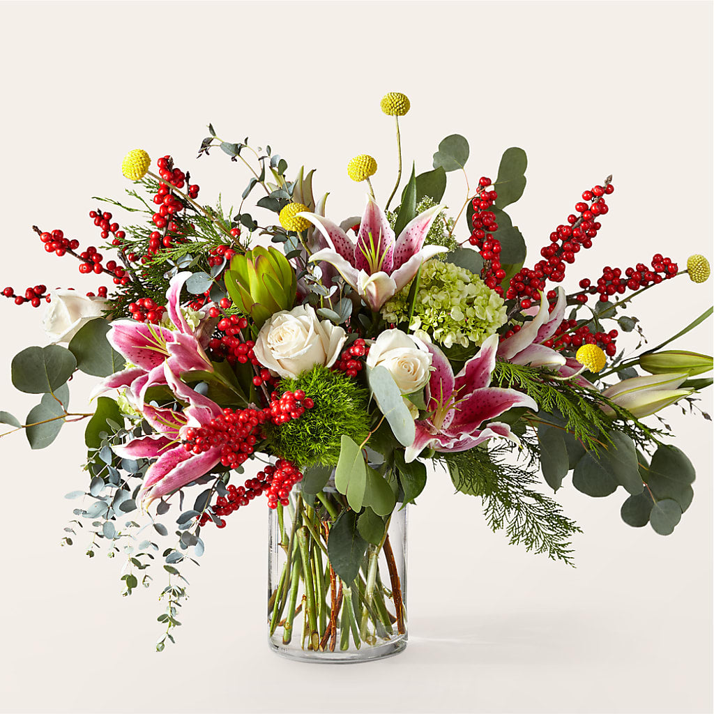 Berry & Bright Bouquet – Decor Flowers And Events, Katy TX