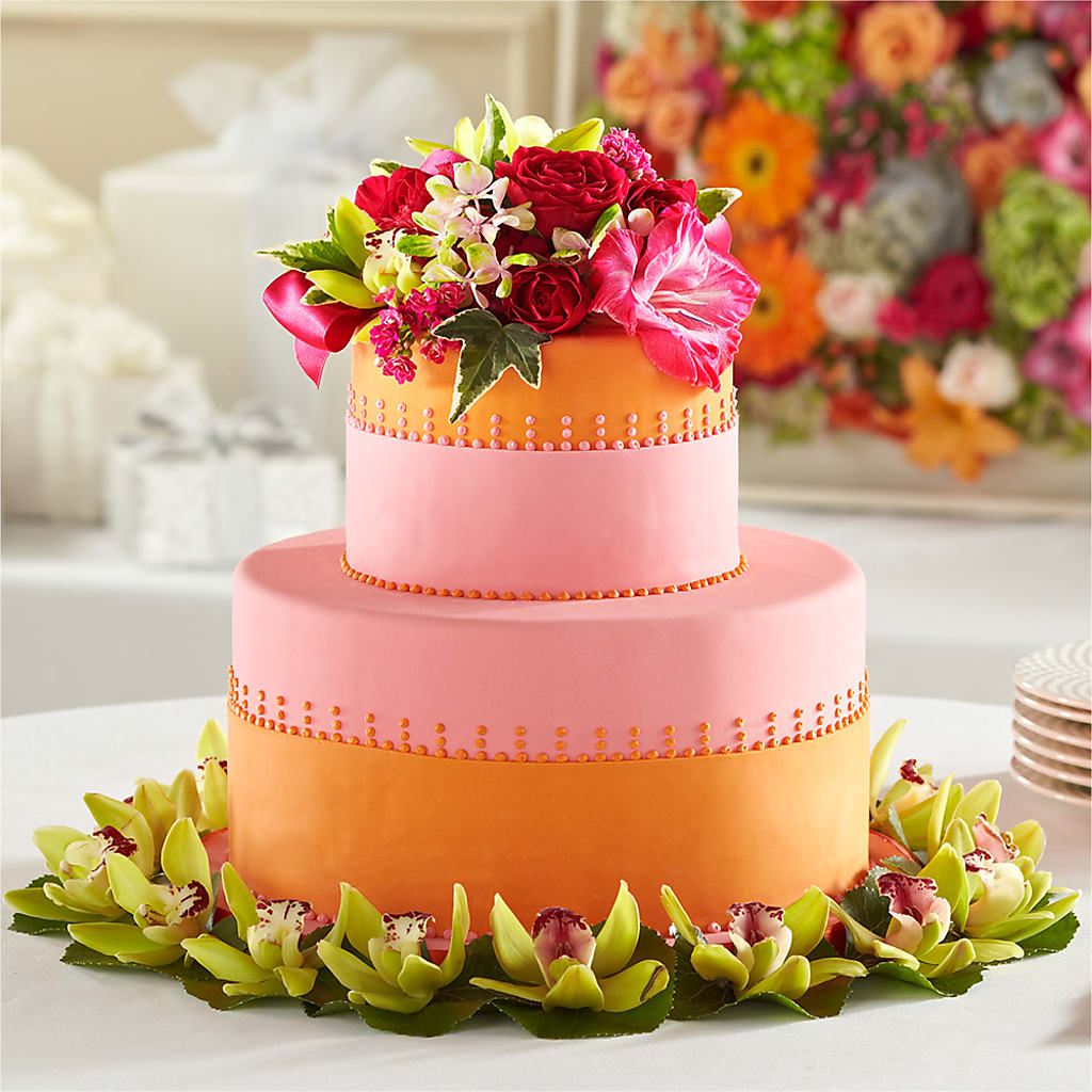 Sweet Citrus Cake Decor – Decor Flowers And Events, Katy TX