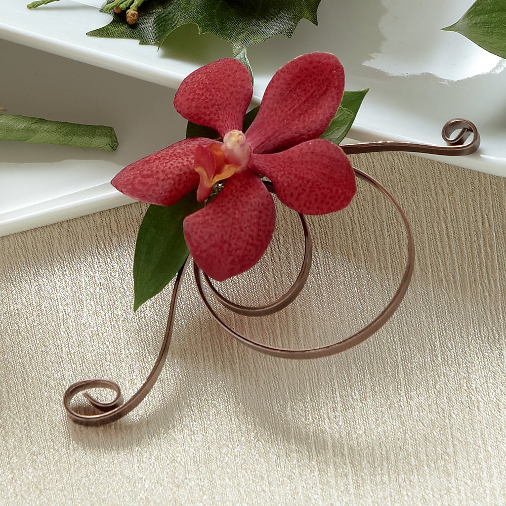 Red Mokara Boutonniere – Decor Flowers And Events, Katy TX