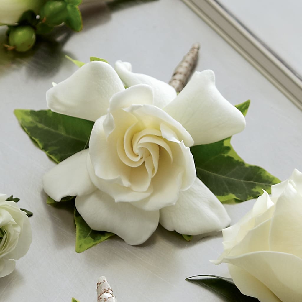 Gardenia Boutonniere – Decor Flowers And Events, Katy TX
