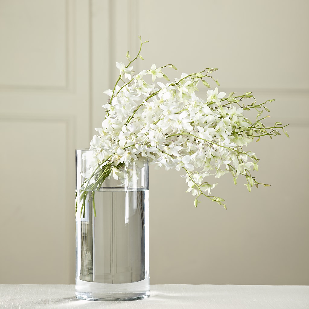 White Dendrobium Bouquet – Decor Flowers And Events, Katy TX